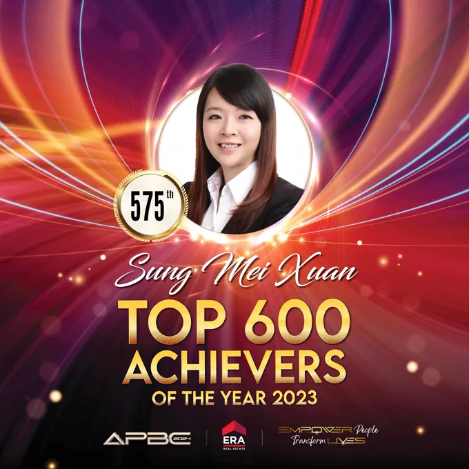 Top 600 Achievers of the Year 2023, 575th, Sung Mei Xuan.